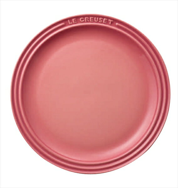ル・クルーゼ　ラウンド・プレート・LC[910140−19　ローズQ][8-0090-0104] RLK0905