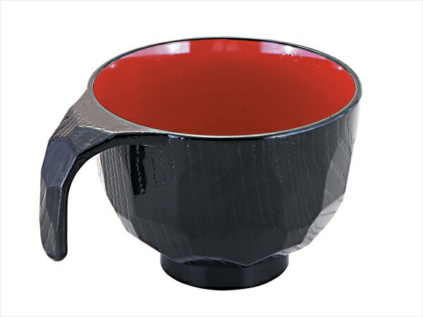 直送品■トッティー亀甲椀 [ 黒内朱17000530 ] RWV3901