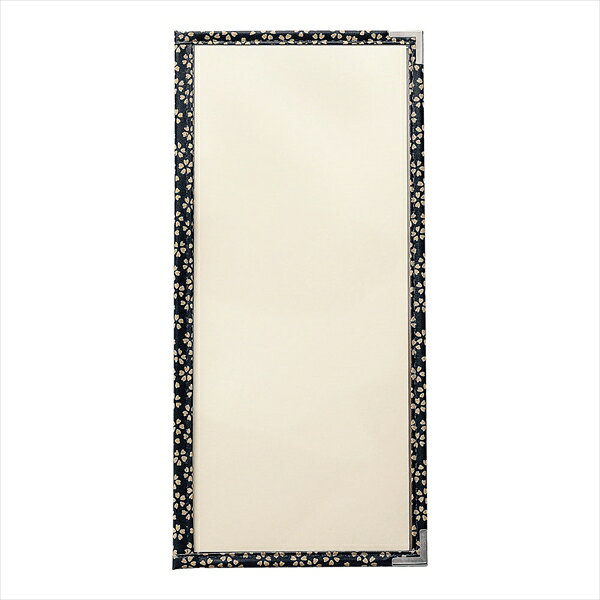 PP布地クリアテーピングメニューブック [ 桜柄PTA－41S黒 ][ 9-2049-0201 ] PMB0201