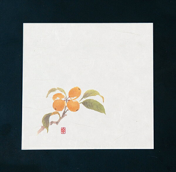 ニュー四季懐紙4寸（100枚入） [ NS－22びわ ][ 9-2179-0801 ] QKIG101