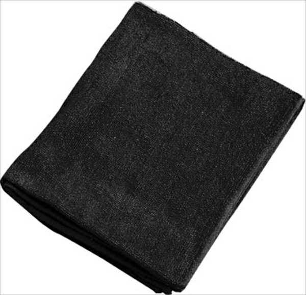 ミューファンプロダクツ ミューファン　抗菌フェイスタオル [ （12枚入）　黒 ] JFT0102