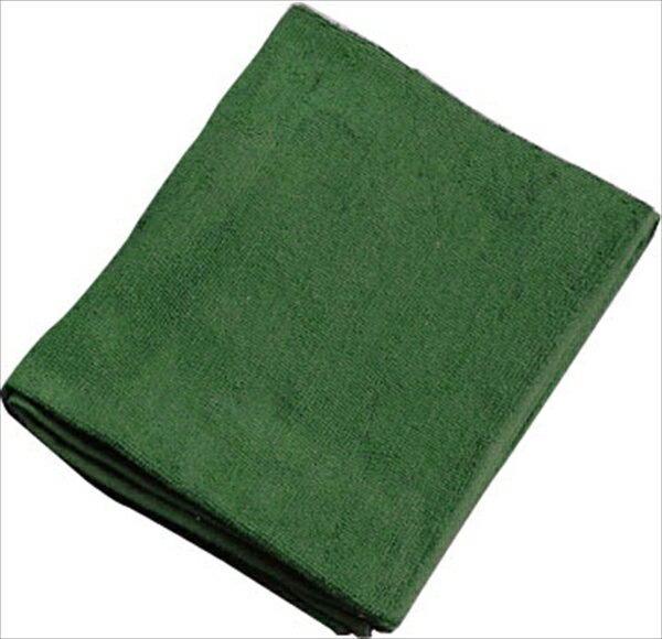 ミューファンプロダクツ ミューファン　抗菌フェイスタオル [ （12枚入）　緑 ] JFT0106