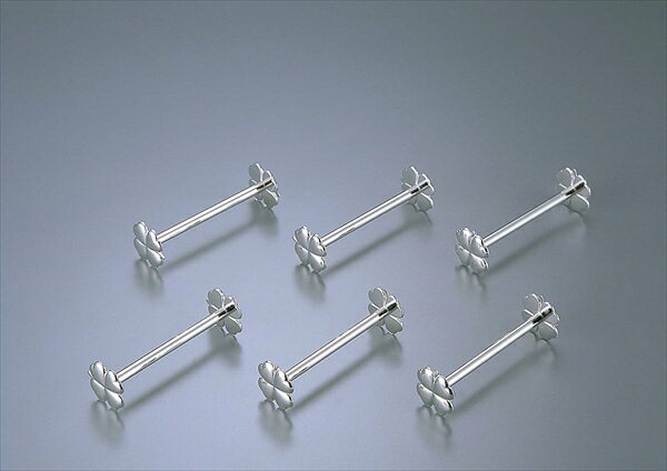 クローバーナイフレスト代用ロジウムメッキ [ KA－100C／6（6pcs） ][ 9-1851-2001 ] PNI0201