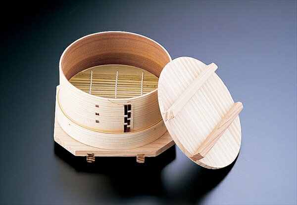 杉製和ッパセイロセット [ 10（蓋・すだれ・台付） ][ 9-2117-1801 ] QSI4601