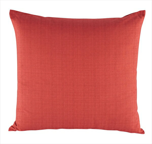 直送品■綿座布団つむぎ調無地えんじ [ 460×460セット ] UZBA102