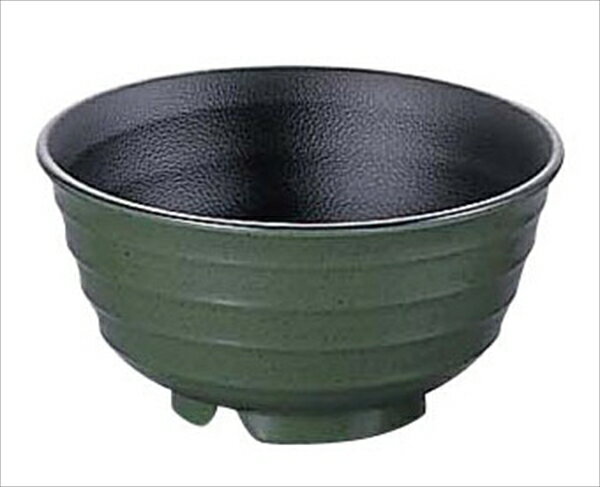 メラミン小うどん鉢 [ 773−GBグリーン内黒 ][ 9-2400-2603 ] RUD1003