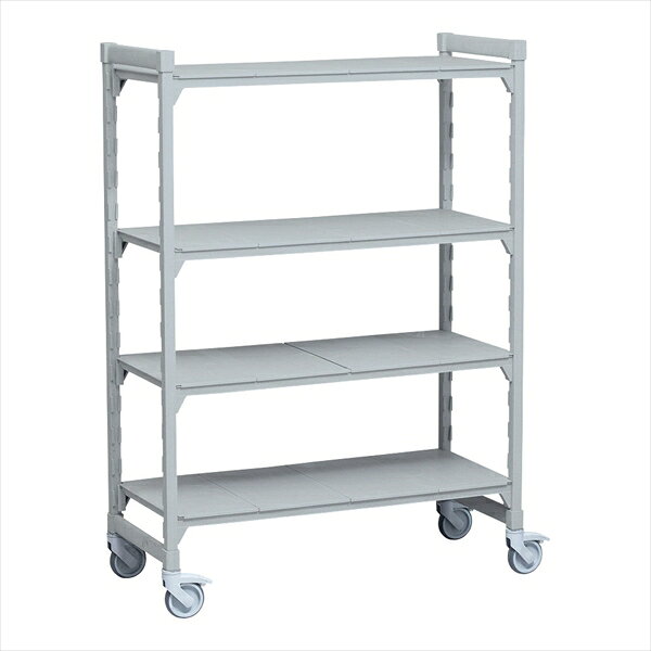 樂天商城 - CAMBRO(キャンブロ) 610ソリッド移動カムシェルビングセット [ 61×　61×H　89cm　4段 ] DKY9501 [ 1-1201-0401 ]