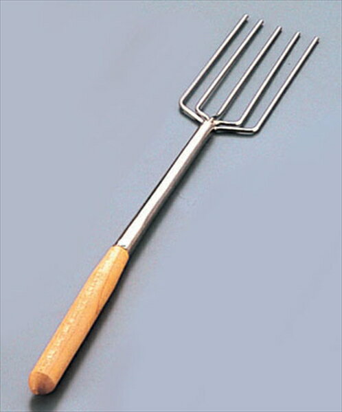 田中糧機 （T）木柄チョコレートフォーク 5本先 [ ] WTY59
