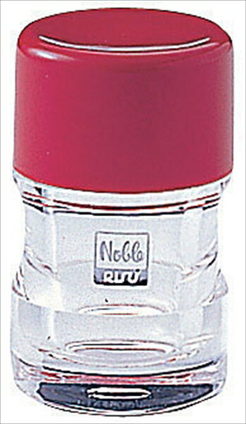 【特長・仕様】ノーブルシリーズ材質:メタクリル樹脂(耐熱70℃)カラー,直径×高さ(),容量(),質量(g)赤,52×88,40,113