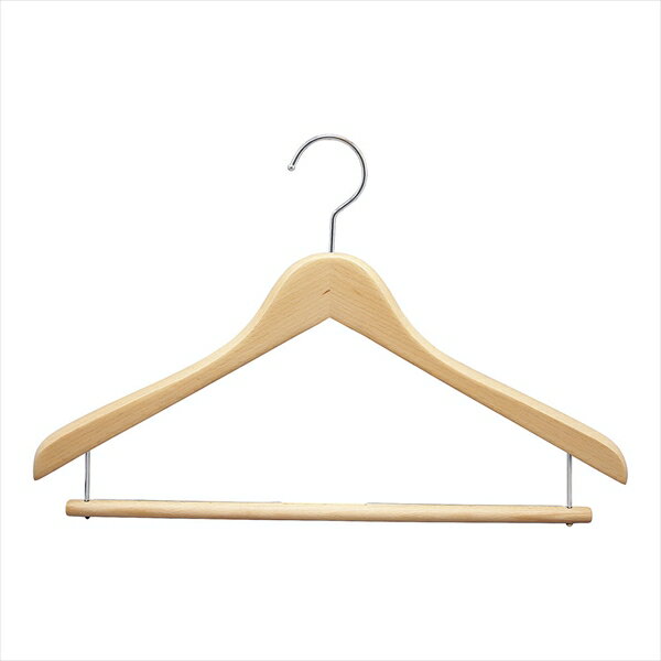 シンコハンガー 木製ハンガー　SHJR−42／25V [ Wバー　クリア ] VHV3201