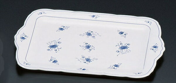 メラミン「ビューティフラワー」角皿 [ BF−22（14インチ） ][ 9-2407-2903 ] RKK37022