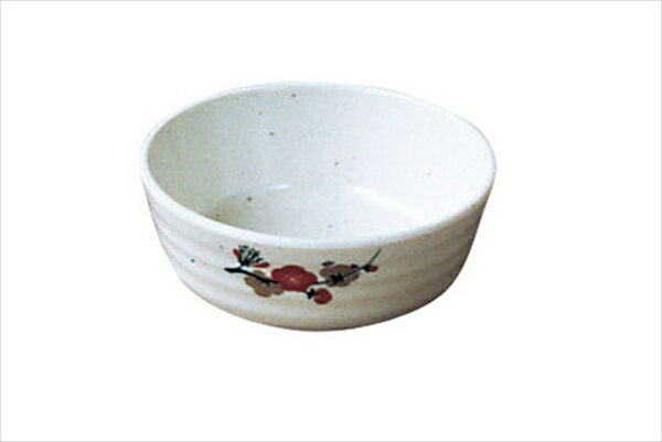 メラミン「元禄梅」浅型小鉢U−11B [ 9-2404-1301 ] RKB97