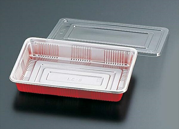 弁当容器透明蓋付（100セット入） [ LC－7 ][ 9-0991-0702 ] GBV1802