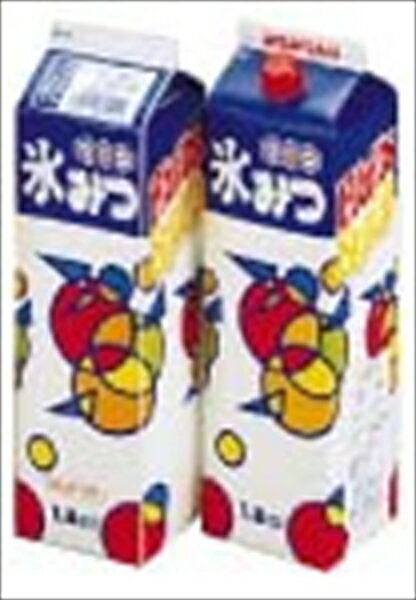 直送品■氷みつ1．8L（8本入） [ 抹茶 ] FKO14004
