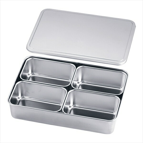 クローバー 18-8プレス 中型ヤクミ入 4ヶ入角 AYK12014