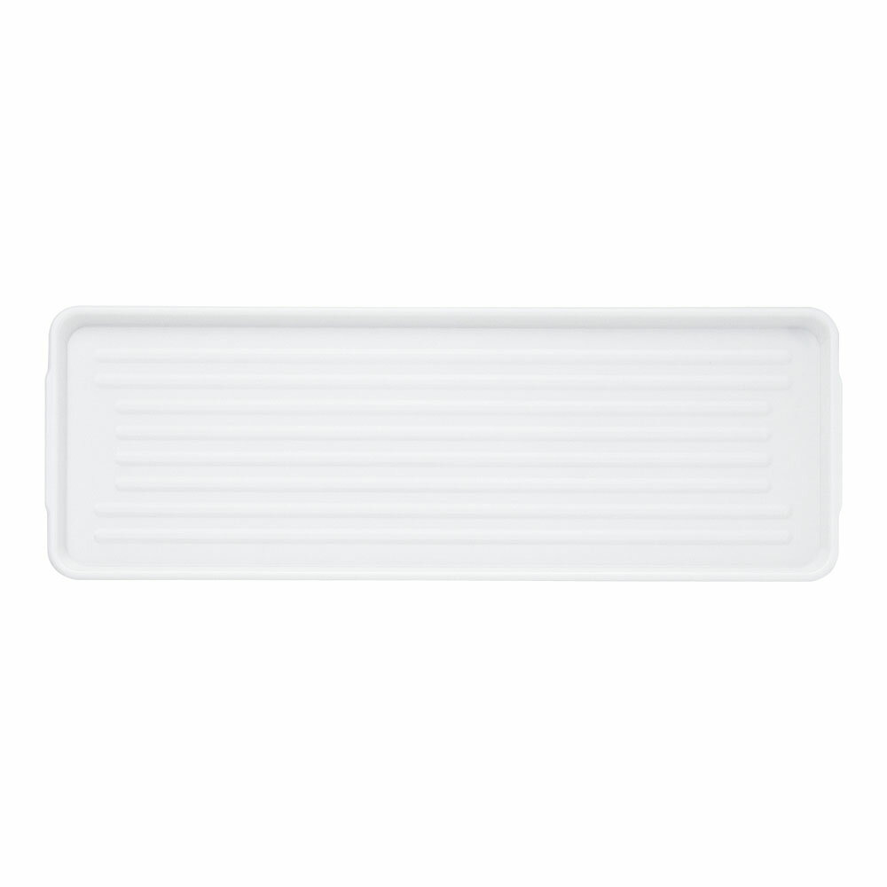 直送品■ネスティングパックカート用プラトレー [ ホワイトM ] HKC7614