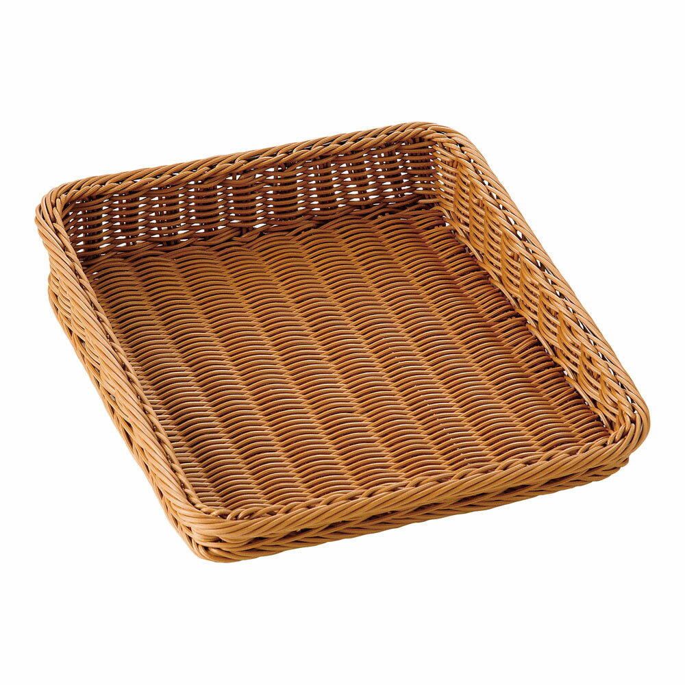 萬洋 樹脂製ディスプレイバスケット　傾斜型 [ 30型　30号　ブラウン ] WBSA904