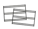 テキーラレッグL ブラック 2本入 TL5-