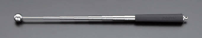 伸縮式打診棒（ステンレス玉）（155-635mm）先端球形19mm外壁（タイル等）をすべらせ反響音で剥離を診..