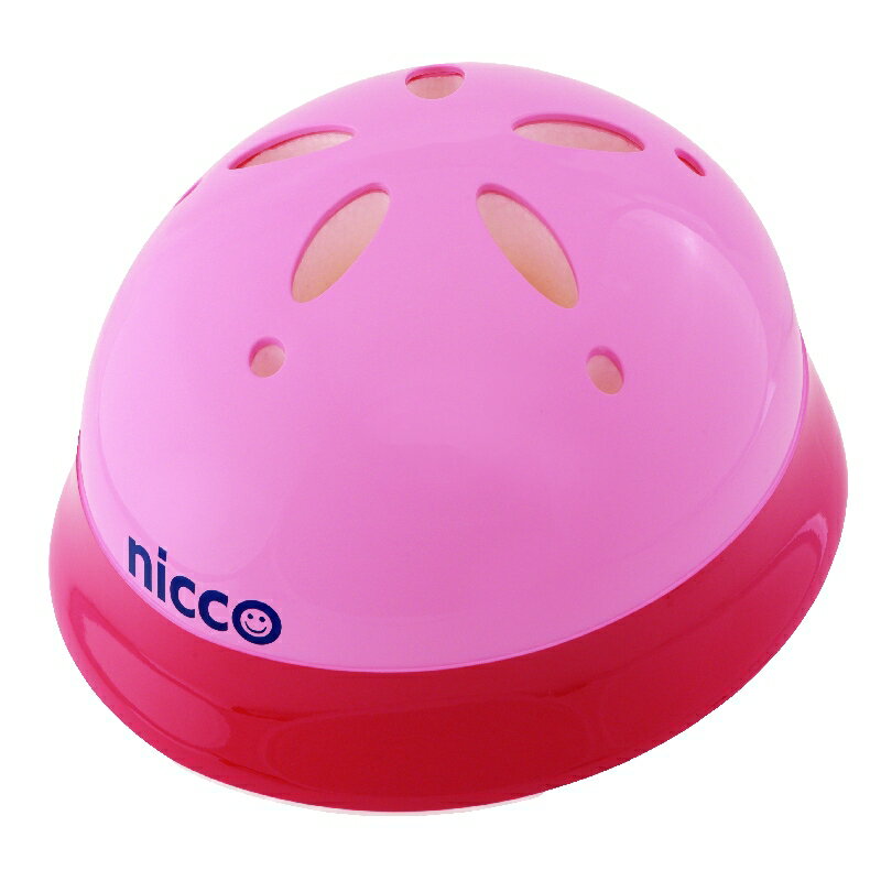 子供用自転車ヘルメット乳幼児用ヘルメット 頭周47〜52cm nicco ニコ ベビーヘルメットL Lサイズカラー：ピンク参考年齢12ヶ月〜3歳位KH002LPKクミカ工業 日本製 kumika