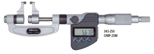 343・143シリーズ　キャリパー形外側マイクロメータ　OMP-25M