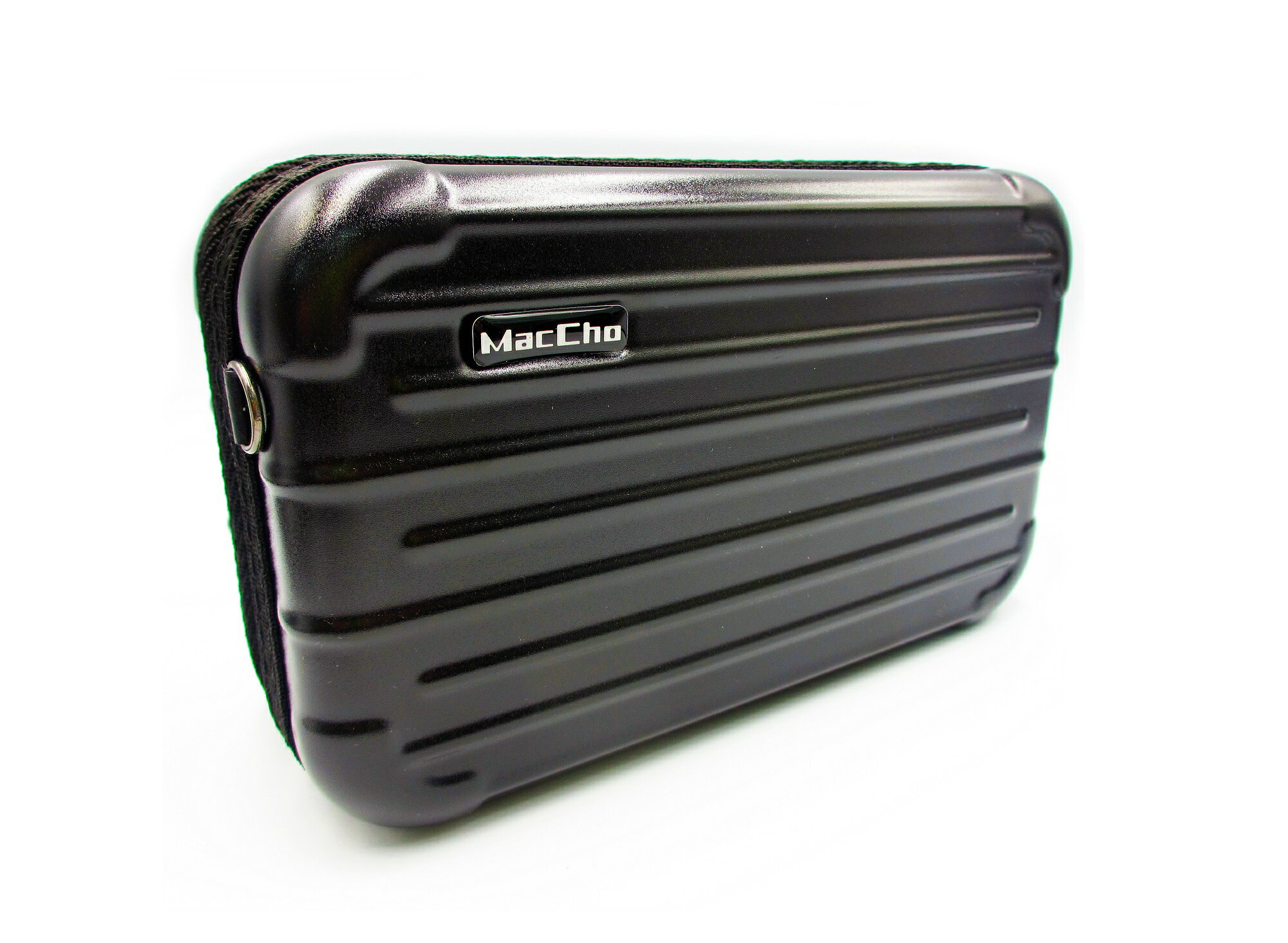 マルチに使える！コンパクト小物入れ MCK-001MB マットブラック 約11×17.5×6cm ハードケース ポーチ 収納ケース 小物入れ ギアケース トラベルケース スーツケース型 ガジェット 旅行 出張 シンプル おしゃれ レジャー キャンプ アウトドア toolmania-10039739 TOOL MANIA サンプル画像2