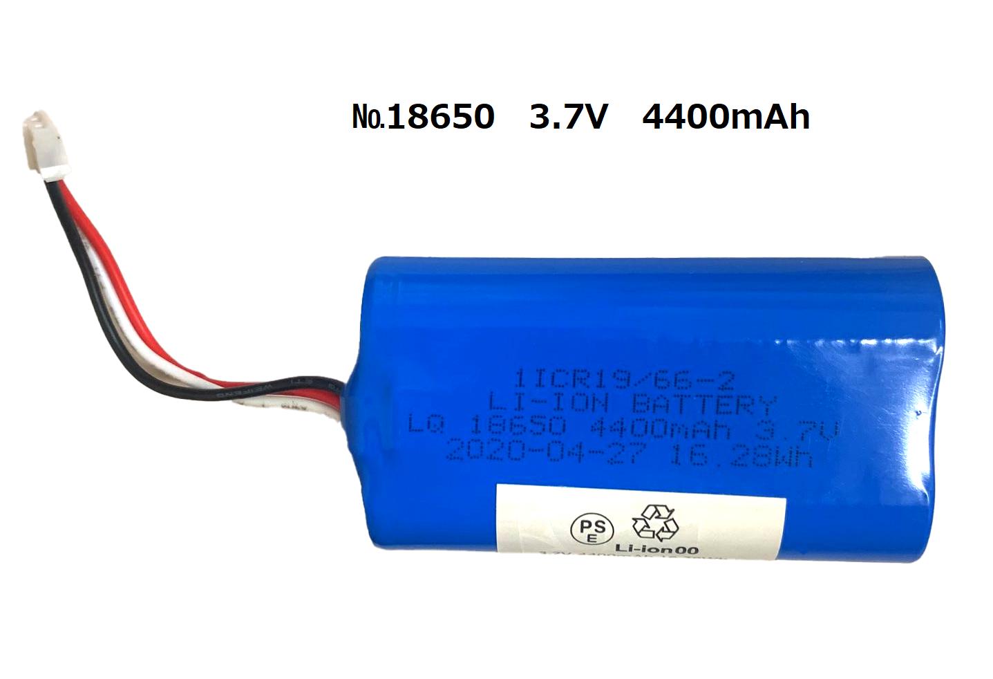 yyz toolmania `ECI[dobe[ 18650 4400mah obe[pbN PSEFؕi@TCXJ37~19~67mm