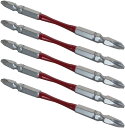 【あす楽】新亀製作所(サンフラッグ) TTX-52110 テーパースリムエックスビット 両頭 5本組 #2X110