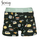 ※追跡可能ゆうパケットで発送※【Seaing(シーング)】WEST COAST メンズ ボクサーパンツ s5005 MEN'S UNDERWEAR 男性用下着 アンダーウェアー OCEANS オーシャンズ M L