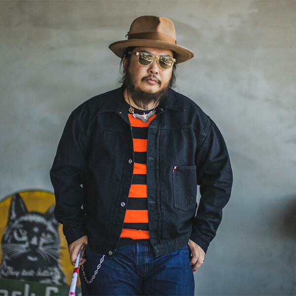 【TCB JEANS（ティーシービー ジーンズ　）】 Late S40's Jacket BKBK レイト40's 大戦モデル 日本製 BLACK DENIM JACKET ブラック デニムジャケット 岡山 MADE IN JAPAN LEVI'S REPLICA リーバイス レプリカ 赤耳 VINTAGE ヴィンテージ