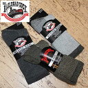 ※追跡可ゆうパケット配送※【RAILROAD SOCK（レイルロードソック）】WOOL BOOT SOCK MERINO WOOL メリノウール ソックス 杢ソックス 靴下 くつした BOOTS SOCKS ブーツソックス メンズ レディース 男性用 女性用 アメリカ製 MADE IN USA