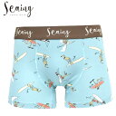 ※追跡可能ゆうパケットで発送※【Seaing(シーング)】SURF ART メンズ ボクサーパンツ S1902 MEN'S UNDERWEAR 男性用下着 アンダーウェアー OCEANS オーシャンズ