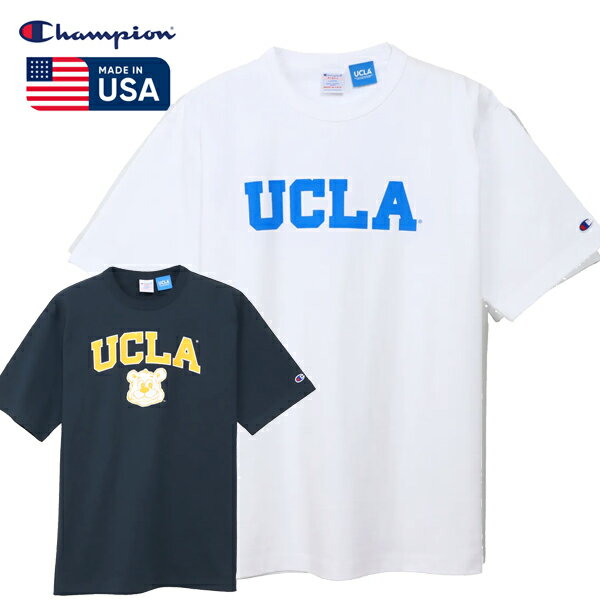 Original - 【Champion（チャンピオン）】UCLA（ユーシーエルエー） HEAVY WEIGHT T1011 (ティーテンイレブン) ヘビーウエイト ショートスリーブ プリントTシャツ 25SS MADE IN USA アメリカ製 (C5-B305) 半袖