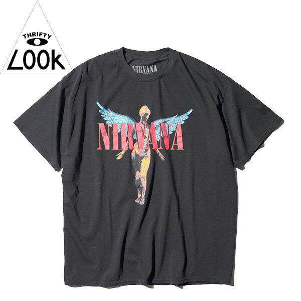NIRVANA TEE 「IN UTERO」 中古加工 VINTAGE ビンテージ古着 Tシャツ ニルバーナ カートコバーン