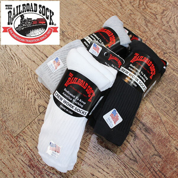 ※追跡可ゆうパケット配送※ CREW WORK SOCKS 3pair クルーワークソックス 3足組 ソックス 靴下 くつした BOOTS SOCKS ブーツソックス メンズ レディース 男性用 女性用 アメリカ製　MADE IN USA