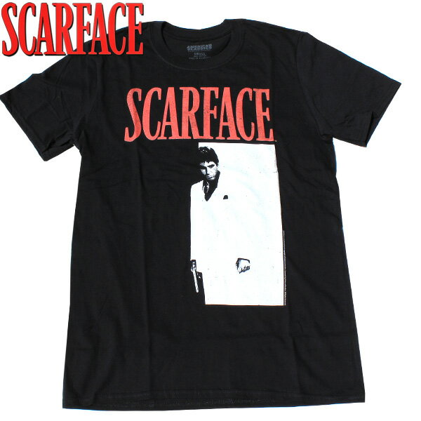 在庫有り・Sサイズは女性も着られます【SCARFACE(スカーフェイス)】MENG (メンジー) Al Pacino アル・パチーノ ブライアン・デ・パルマ オリバー・ストーン AMERICAN CLASSICS(アメリカンクラッシクス) MOVIE Tシャツ Goodie Two Sleeves