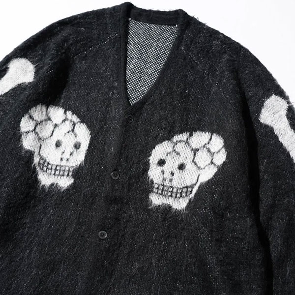 ��THRIFTY LOOK�ʥ���եƥ� ��å��ˡ�SHAGGY RAGLAN SLEEVE SOUVENIR CARDIGAN ���㥬���ɥ����ǥ����� VINTAGE ������ơ��� ��ץꥫ ��إ� ���㥮�� �������� �����ȥ��С��� �˥�С��� NIRVANA TL25F02200