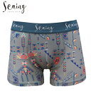 ※追跡可能ゆうパケットで発送※【Seaing(シーング)】NEW MEXICO ニューメキシコ メンズ ボクサーパンツ S2006 MEN'S UNDERWEAR 男性用下着 アンダーウェアー OCEANS オーシャンズ