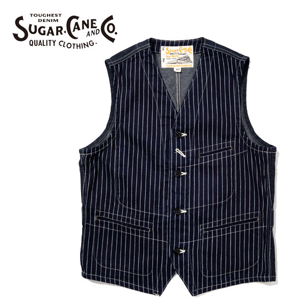  WABASH STRIPE WORK VEST 9oz. ウォバッシュストライプ ワークベスト sc12654