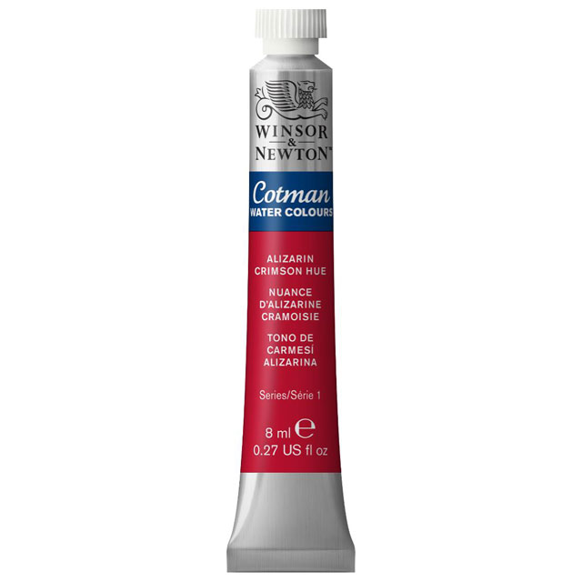 Rakuten - W&N コットマン・ウォーターカラー 8ml 003 アリザリンクリムソンヒュー