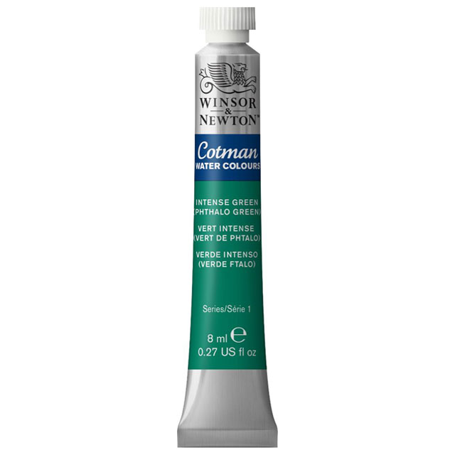 Rakuten - W&N コットマン・ウォーターカラー 8ml 329 インテンスグリーン