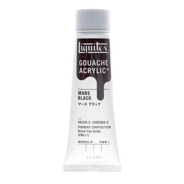 Rakuten - リキテックスガッシュ・アクリリック プラス 60ml 057 マースブラック