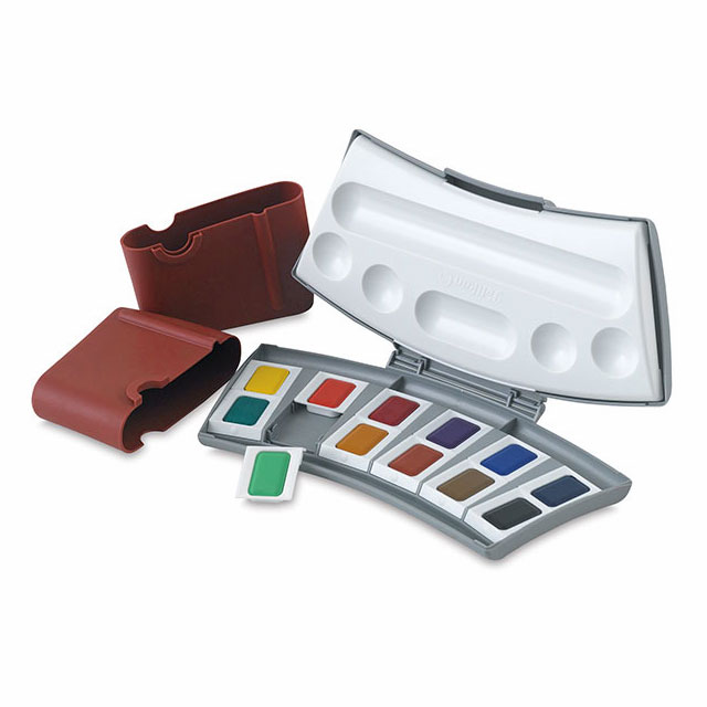 ペリカン固形水彩絵具725Dシリーズ 12色セット