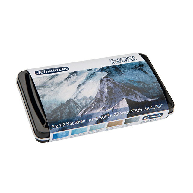 【限定品】シュミンケホラダム固形水彩 スーパーグラニュレーティングカラー グレイシャー5色セットのサムネイル