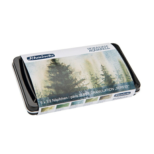 【限定品】シュミンケホラダム固形水彩 スーパーグラニュレーティングカラー フォレスト5色セットのサムネイル