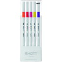 【40%OFF!!】EMOTT(エモット) 水性サインペン 5色セット No.2 パッションカラー