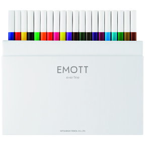 【20%OFF!!】EMOTT(エモット) 水性サインペン 40色セット