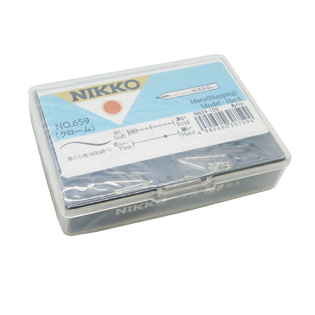 ニッコー 丸ペン 100本入：クロームタイプ