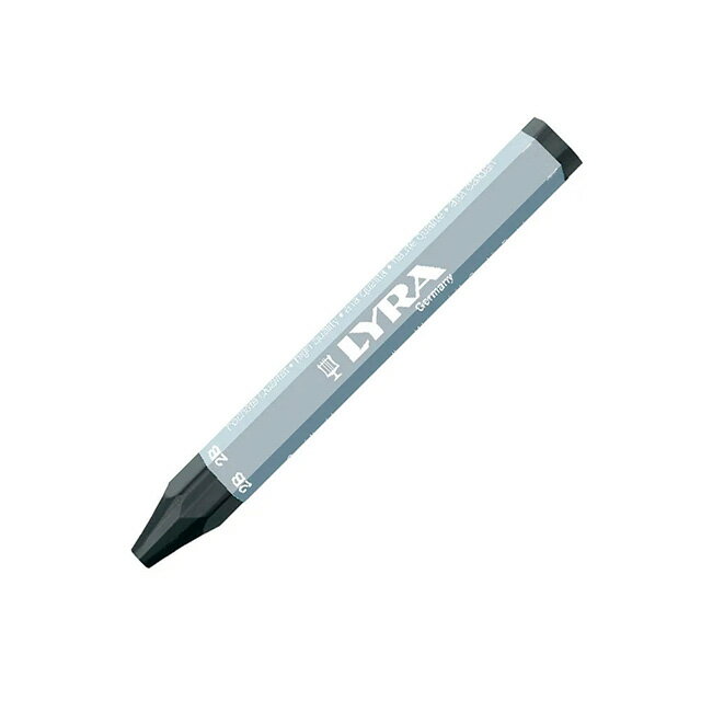 太さ12mm、長さ120mmのグラファイト芯です。水性なので描いたあとで水を付けた筆でなぞると水彩画のようなタッチになります。　
