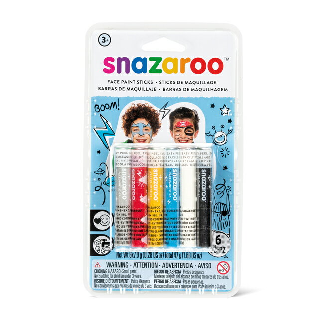 乐天商城 - 【30%OFF!!】スナザルー スティック 6色セット 18ml ヒーロー＆パイレーツ